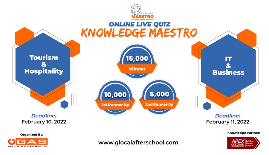 Registration opens for “Knowledge Maestro – an Online Live Quiz”