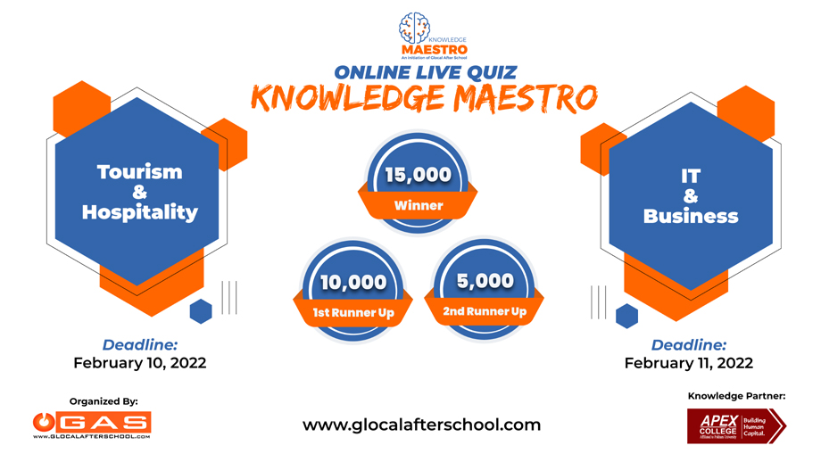 Registration opens for “Knowledge Maestro – an Online Live Quiz”