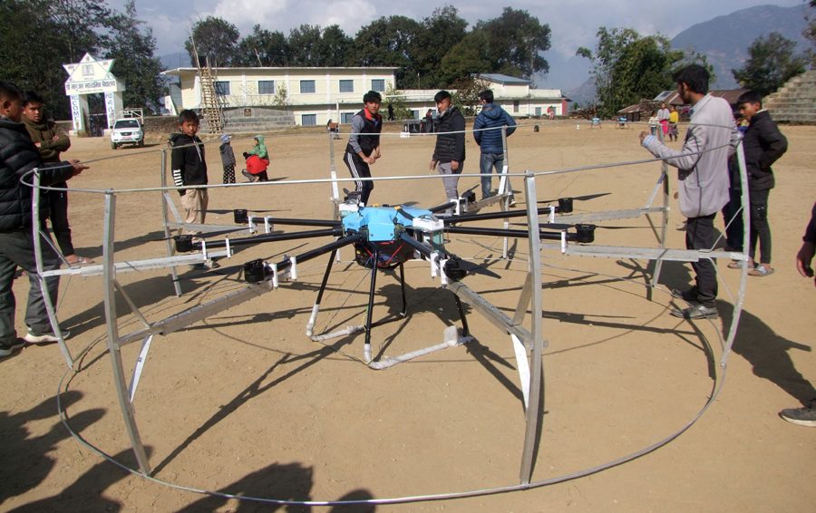 नेपाली युवा वैज्ञानिकले विकास गरेको ‘स्काई वाकर’को सफल परीक्षण