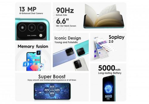 टेक्नो स्पार्क ८सी स्मार्टफोन सार्वजनिक