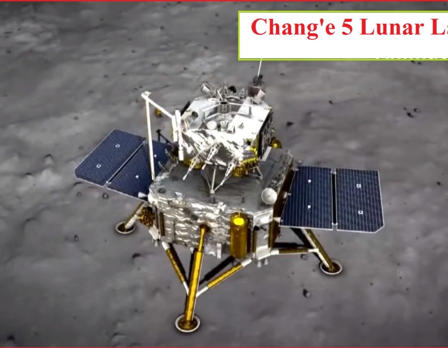 चीनको चेन्ज ५ लुनर ल्याण्डरले खोजी गर्यो चन्द्रमामा पानी