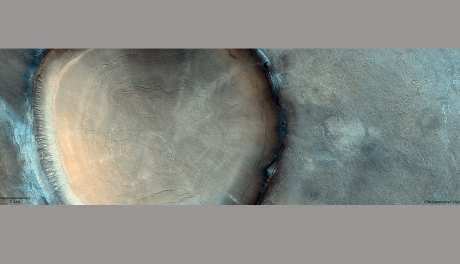 मंगल ग्रहमा रूख काटिएको जस्तो निशान, युरोपेली अन्तरिक्ष एजेन्सीले दियो वास्तविक जानकारी