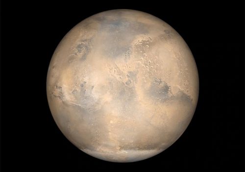 यूरोपेली अन्तरिक्ष एजेन्सीद्वारा मंगल ग्रहको आश्चर्य लाग्ने तस्बिर सार्वजनिक