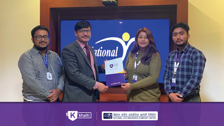 National Life Insurance premium payment available in Khalti, along with Cashback offer