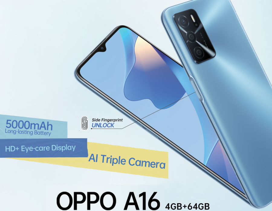OPPO releases 4GB+ 64GB variant of high performing, sleek packaged A16 in Nepal