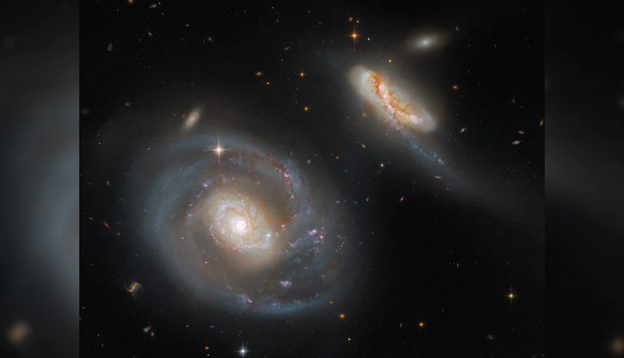 पृथ्वीबाट २० करोड प्रकाश वर्ष टाढा रहेका दुई आकाशगंगा आए नजिक