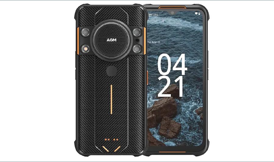 बुलेटप्रूफ सामग्रीको कभर भएको रग्ड फोन ‘एजीएम एच५’ यस्तो छ, पाँच फिट माथिबाट झर्दा पनि नफुट्ने