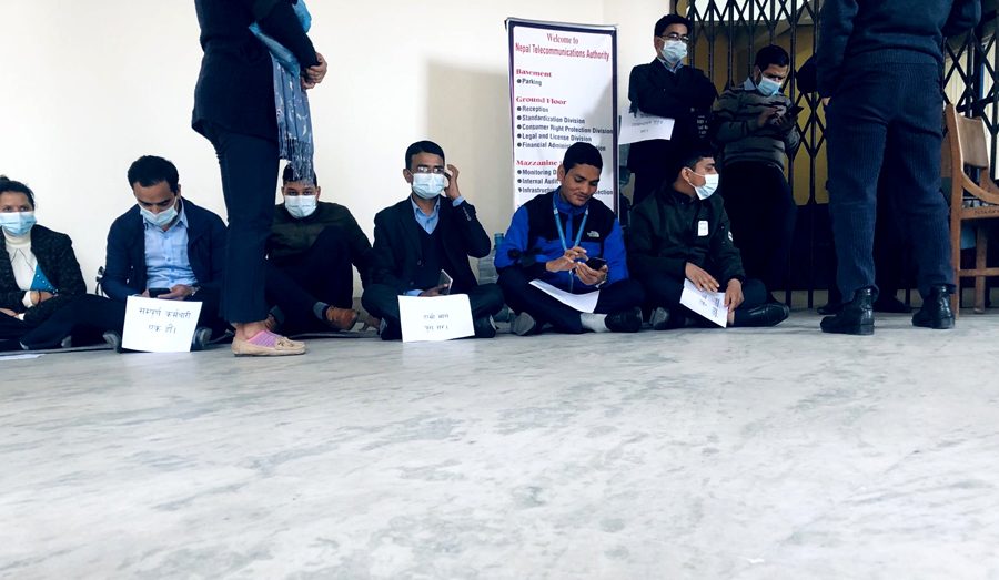 दूरसञ्चार प्राधिकरण कर्मचारी यूनियनको आन्दोलन स्थगित, मागहरु पुरा गर्न व्यवस्थापन सहमत