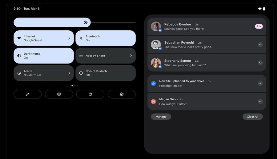 गुगलद्वारा एन्ड्रोइड १२एल पुन: सार्वजनिक, ट्याब्लेट र फोल्डेबल डिभाइसमा आउने