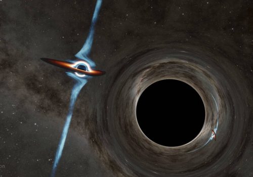 दुई विशालकाय ब्ल्याक होलहरू ठोक्किने क्रममा, अन्तरिक्ष समय चक्रमै असर पार्ने आशंका