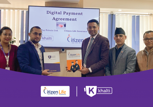 Citizen Life Insurance Premium payment available from Khalti