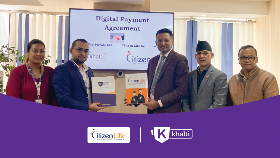 Citizen Life Insurance Premium payment available from Khalti
