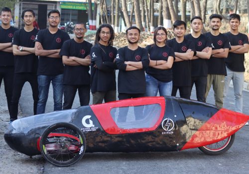 Golchha Groups Support to the EV made by the Students of Thapathali Campus