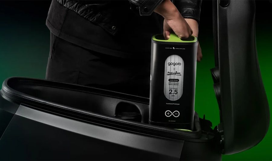 इलेक्ट्रिक भेहिकलका लागि गोगोरोले ल्यायो विश्वको पहिलो सोलिड स्टेट स्वापेबल ब्याट्री