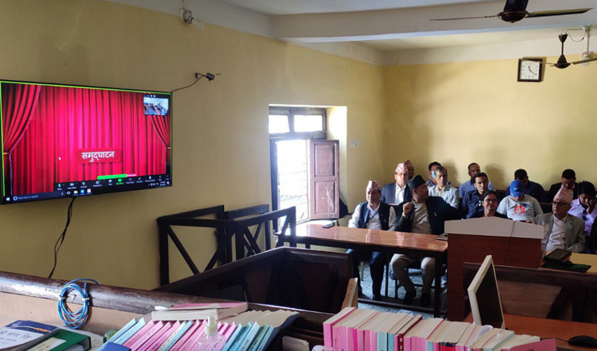 उच्च अदालत दिपायलद्वारा भर्चुअल विधिबाट मुद्दाको सुनुवाइ सुरु