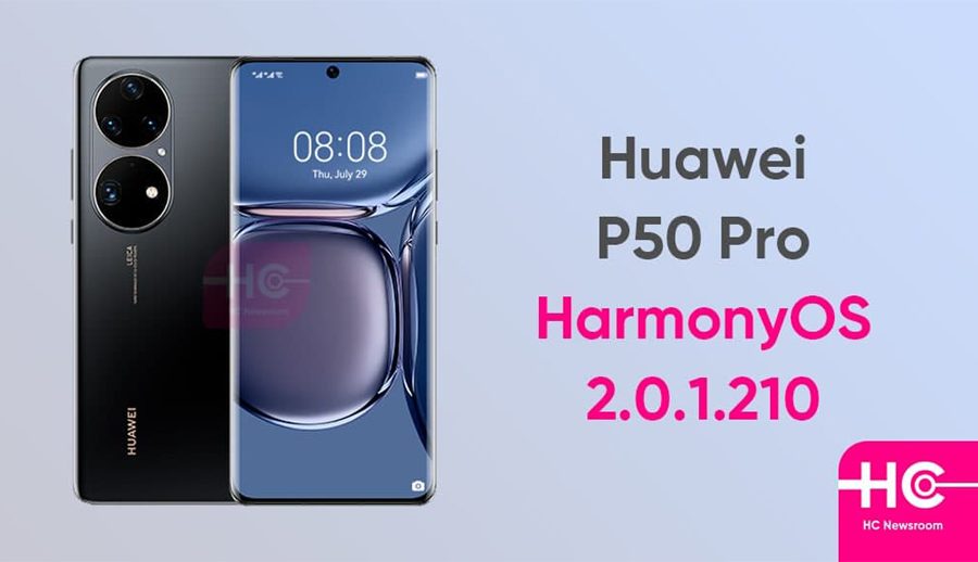 ह्वावे पी५० प्रो मा हार्मोनीओएस २.०.१.२१० सफ्टवेयर अपडेट आउँदै