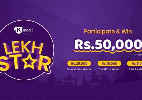 Want to be a “Khalti Lekh Star” ?