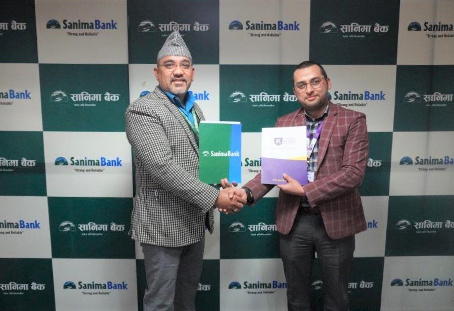 सानिमा बैंक र खल्ती डिजिटल वालेटबीच सम्झौता