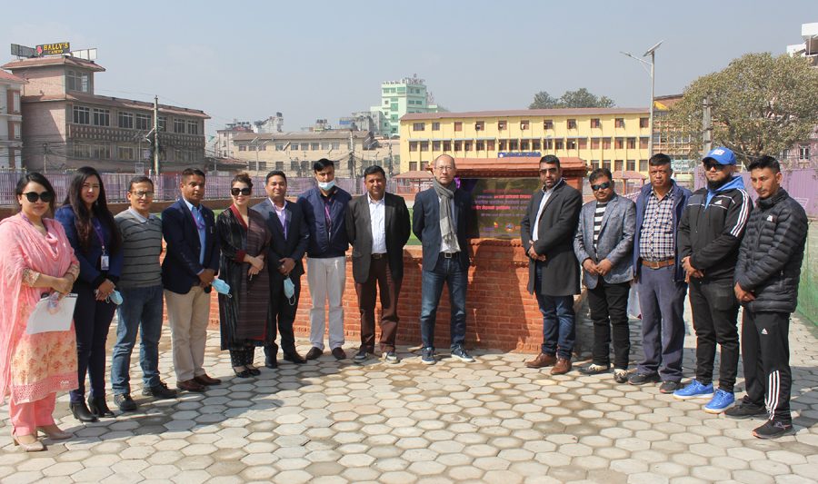 विविध सुविधासहित एनसेलद्वारा लैनचौर मैदानको पुनर्निर्माण सम्पन्न