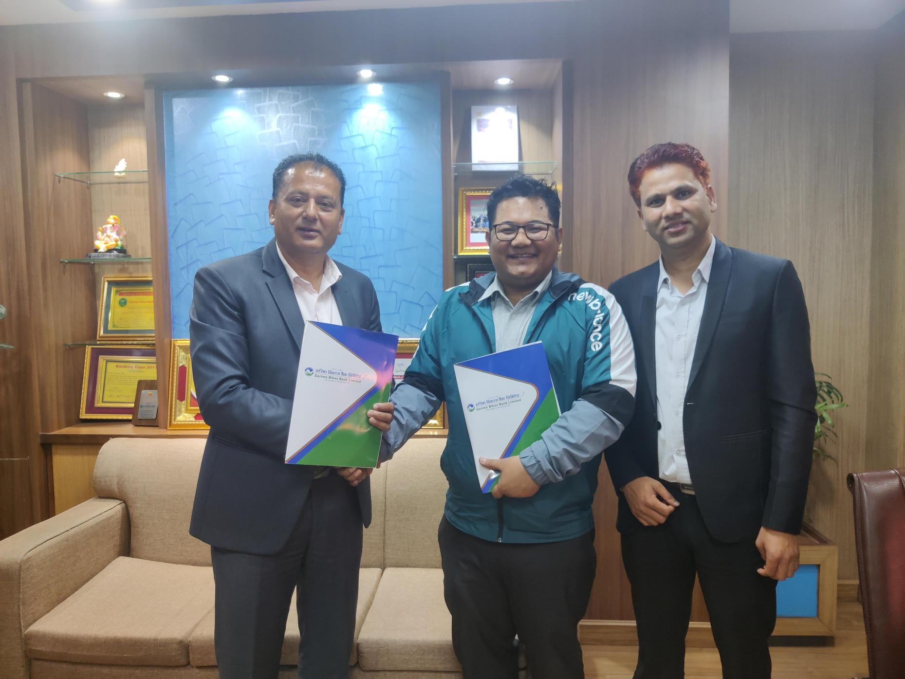 Nepal Payment Solution has collaboration with Garima Bikas Bank