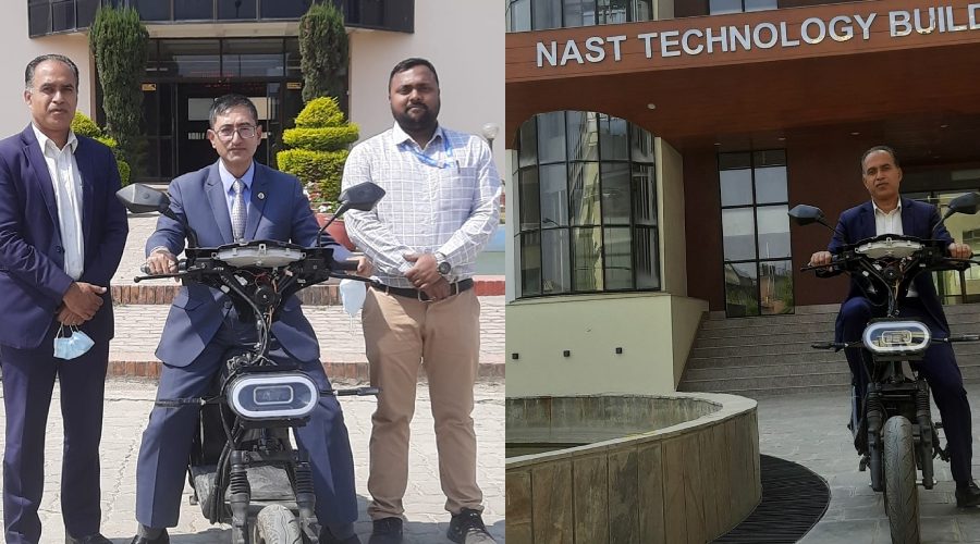 नास्टले तयार पार्यो ईलेक्ट्रिक स्कुटरको प्रोटोटाइप, नेपालमा नै उत्पादन गर्न संभव भएको भनाई