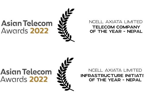 Ncell wins ‘Telecom Company of the Year’ and ‘Infrastructure Initiative of the Year’ awards