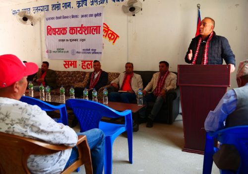 गुणस्तरीय मोबाईल सेवाको लागि रसुवामा थप टावर राख्न सांसद आचार्यको आग्रह