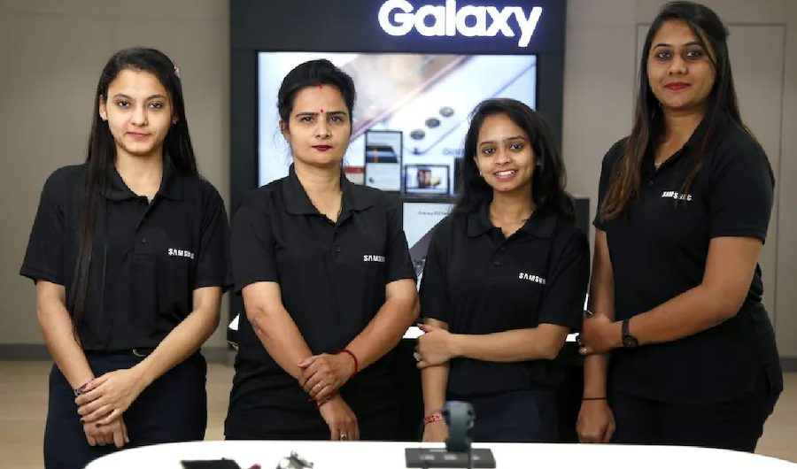 सामसङद्वारा भारतमा महिला कर्मचारी मात्र भएको पहिलो स्टोर स्थापना