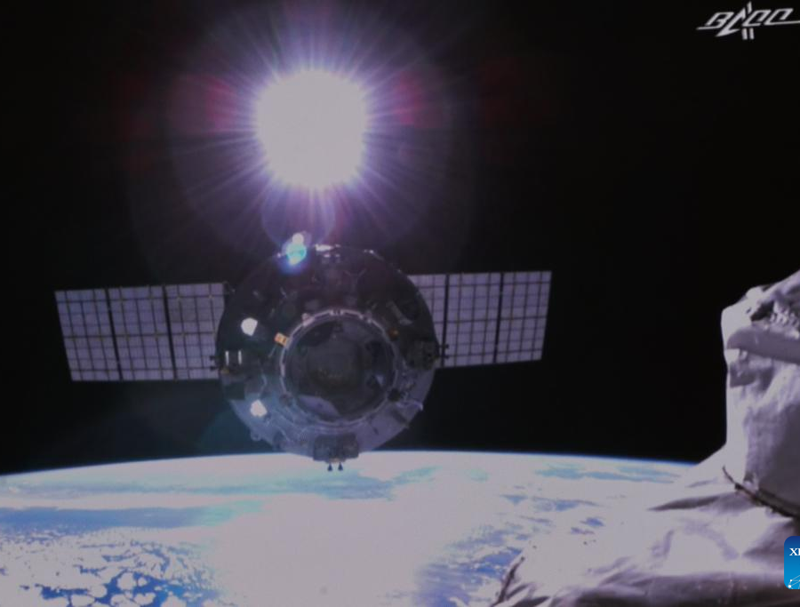 चिनियाँ अन्तरिक्ष स्टेशन कोर मोड्युलबाट छुट्टियो तियान्झोउ-२ कार्गो यान