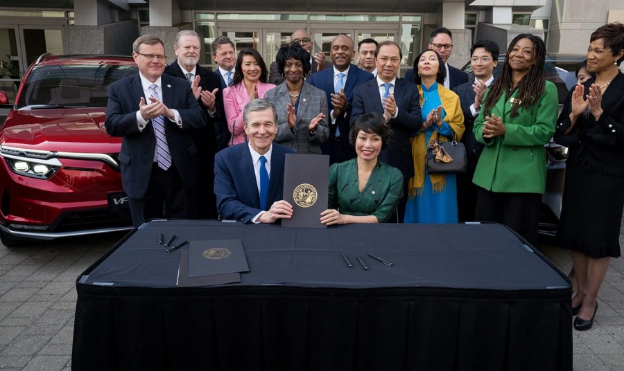 भियतनामी अटोमेकर भिनफास्टले ईभीका लागि अमेरिकामा कारखाना निर्माण गर्ने