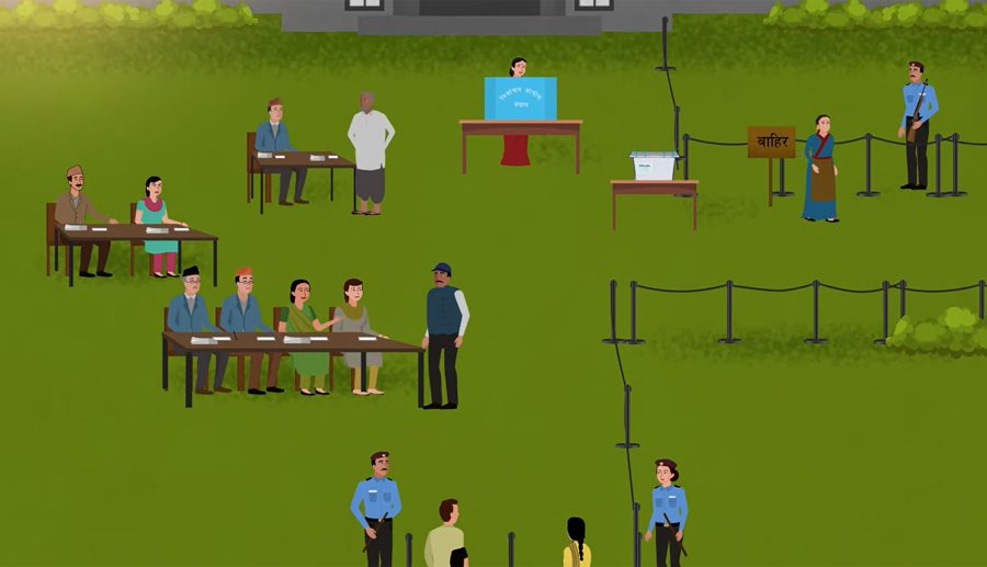 भर्चुअल विधिबाट निर्वाचन पूर्वसुरक्षा अभ्यास