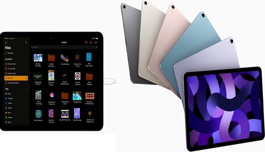 एप्पलले ल्यायो एम१ चिप र फाइभजी सपोर्टयुक्त नयाँ आईप्याड एयर