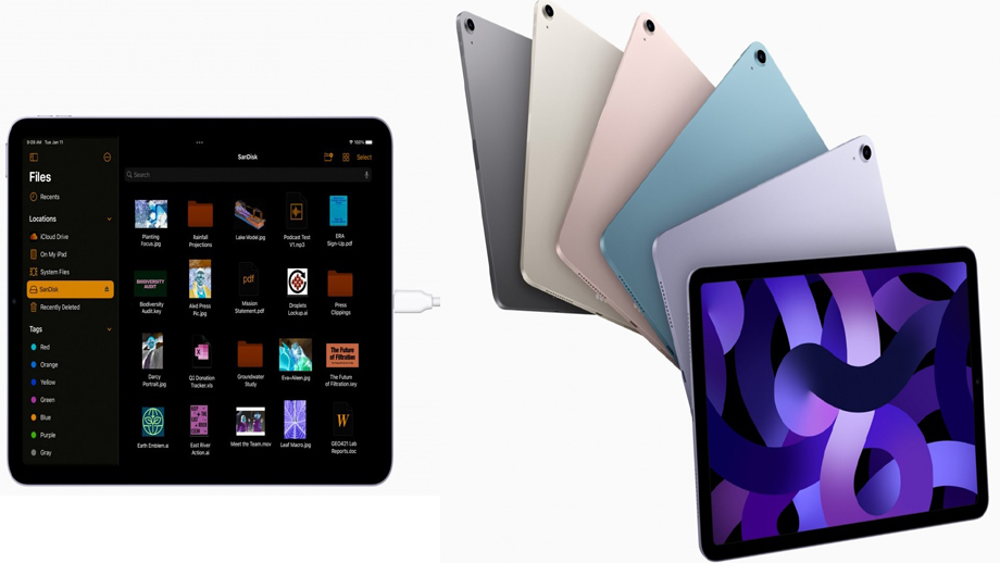 एप्पलले ल्यायो एम१ चिप र फाइभजी सपोर्टयुक्त नयाँ आईप्याड एयर