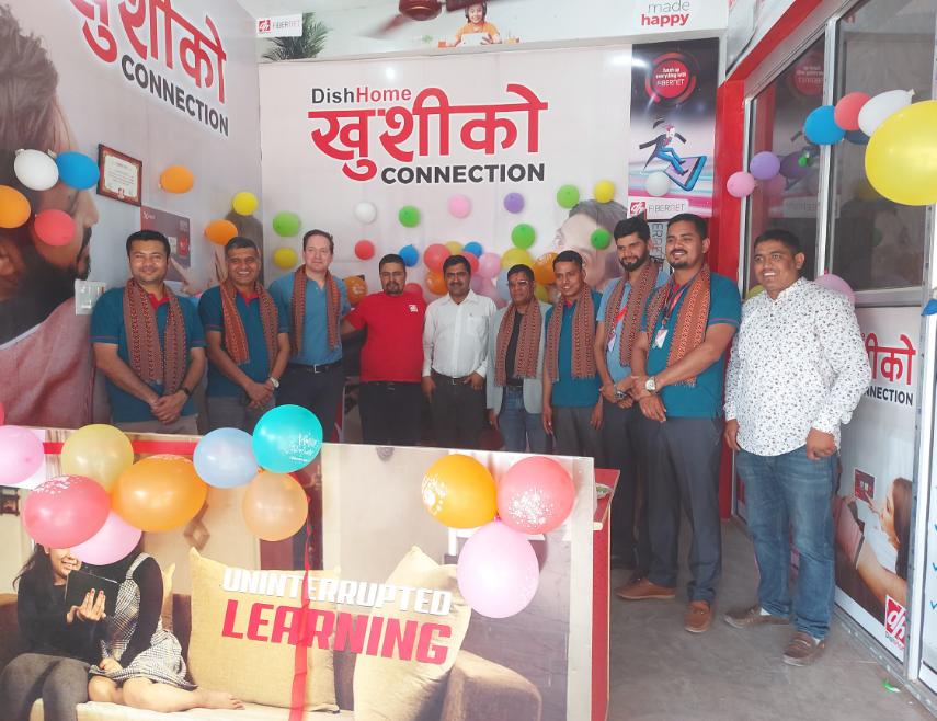 कंचनपुरमा डिशहोम फाईवरनेटको सोरुम संचालनमा