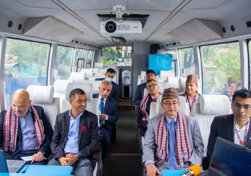 नास्टको घुम्ती सूचना पहुँच केन्द्रलाई ७ ओटै प्रदेशका स्थानीय तहसम्म पुर्याईने