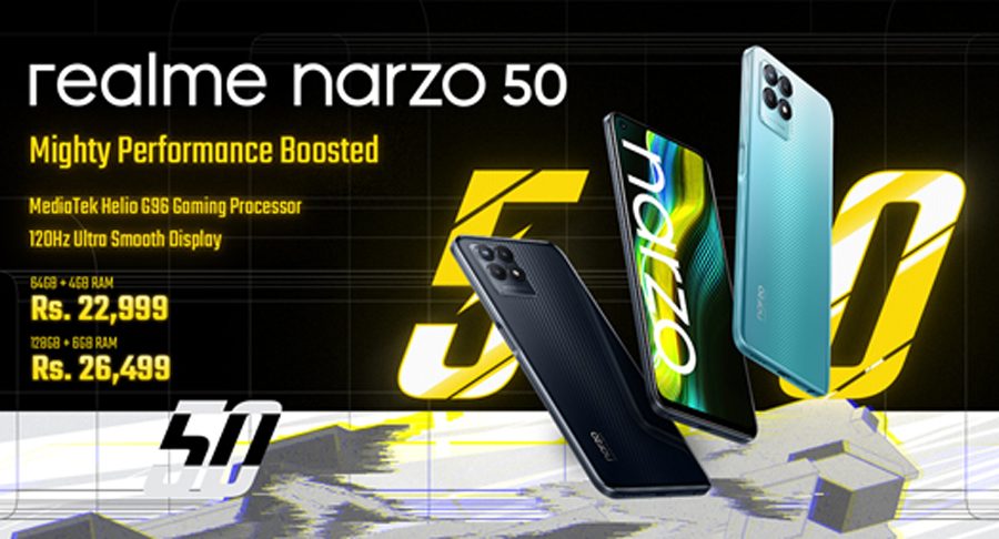 रियलमीको ‘माइटी पर्फमेन्स बुस्टर’ नार्जो ५० सार्वजनिक