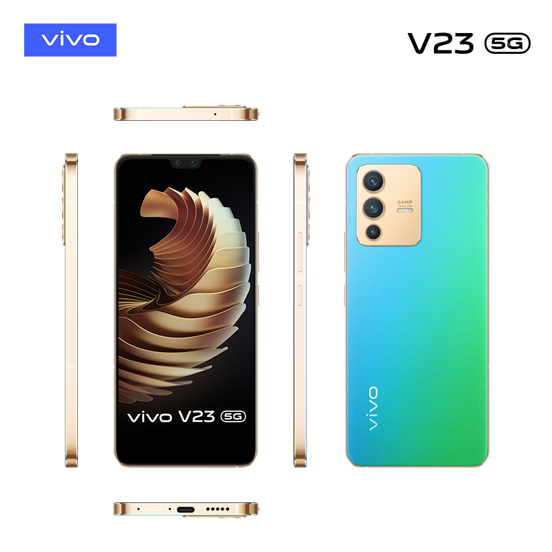 vivo Launches V23 5G With 50MP AF Portrait Selfie Camera And Elegant Color-Changing Exterior