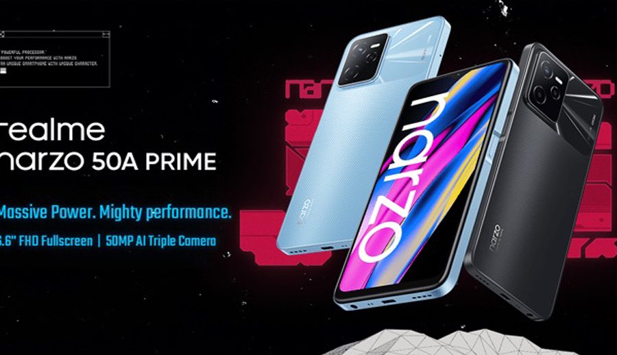 रियलमी नार्जो ५०ए प्राइम भारतमा १२८ जीबी स्टोरेजमा आउने