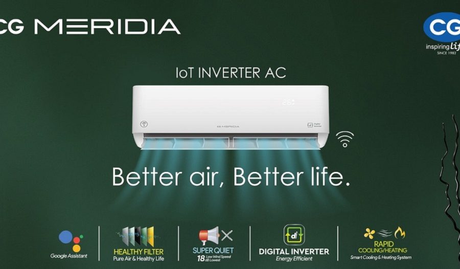सिजी मेरिडियाको आईओटी इन्भर्टर एसी बजारमा
