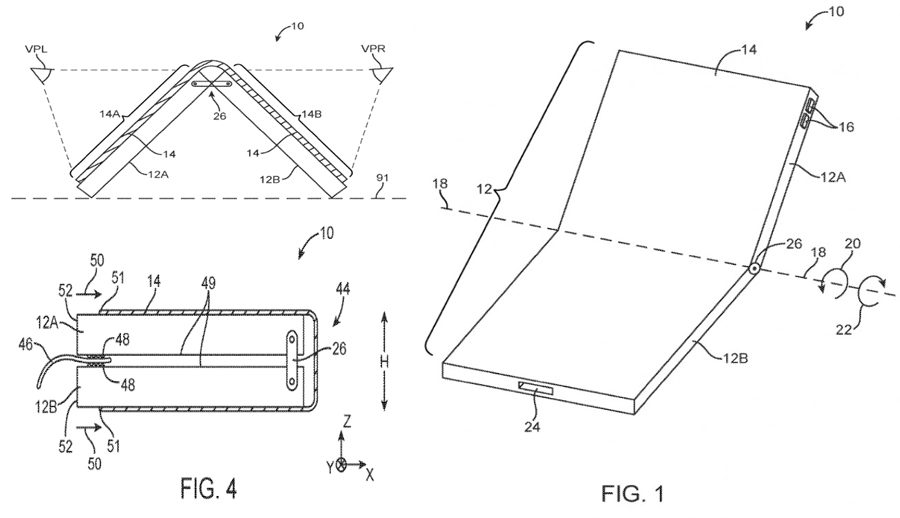 एप्पलद्वारा आईफोन तथा आईप्याडका लागि फोल्डिङ प्यानल परीक्षण