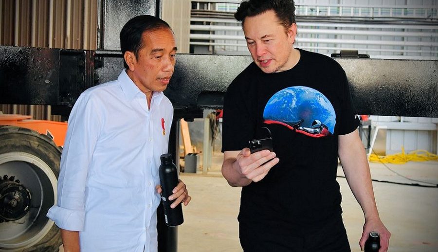 निकलबारेको छलफलपछि इन्डोनेसियाका राष्ट्रपतिले भेटे इलन मस्कलाई