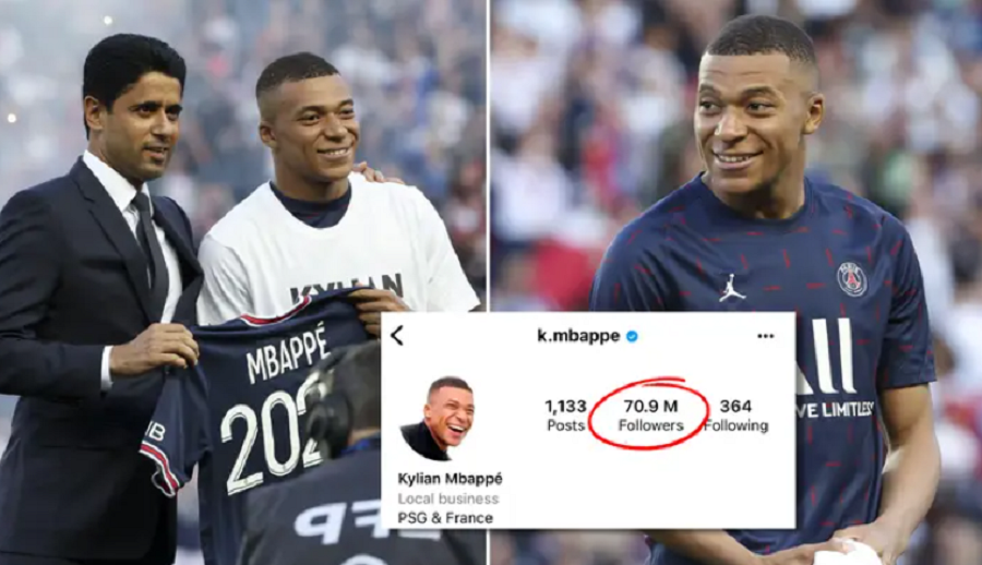 केलियन एमबाप्पेले रियल म्याड्रिडलाई अस्वीकार गर्दा ७ लाख इन्स्टाग्राम फलोअर गुमाए