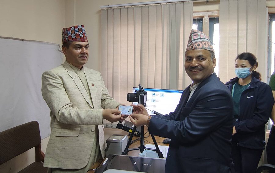 राष्ट्रिय परिचयपत्र छपाइको काम सुरु
