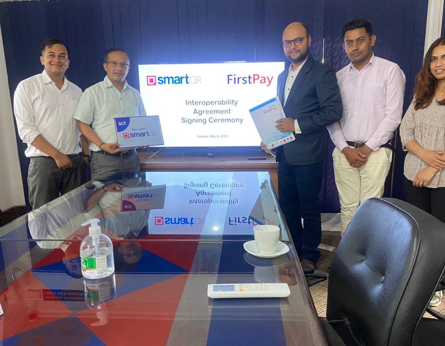 स्मार्टच्वाईस टेक्नोलोजिज र फर्स्ट पेबीच स्मार्ट अन्तर आवद्धताको लागि सम्झौता