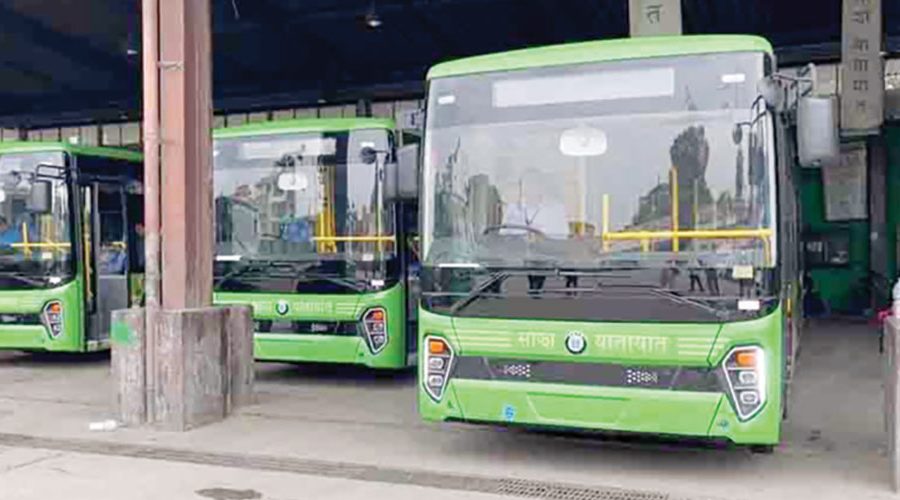 परीक्षणमै साझाका ३७ ओटा विद्युतीय बस