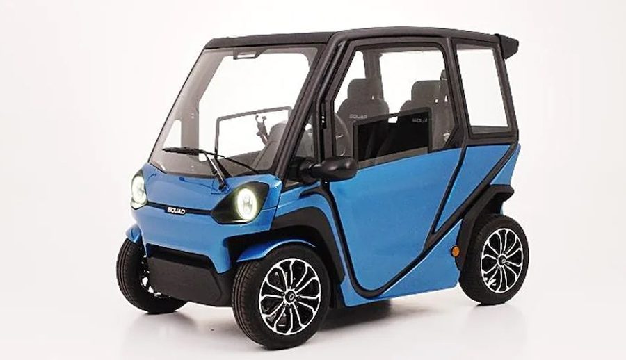 दुई सिटे स्क्वाड इलेक्ट्रिक कार १०० किलोमिटर रेन्जमा आउने, छतमा सोलार प्यानल जडान