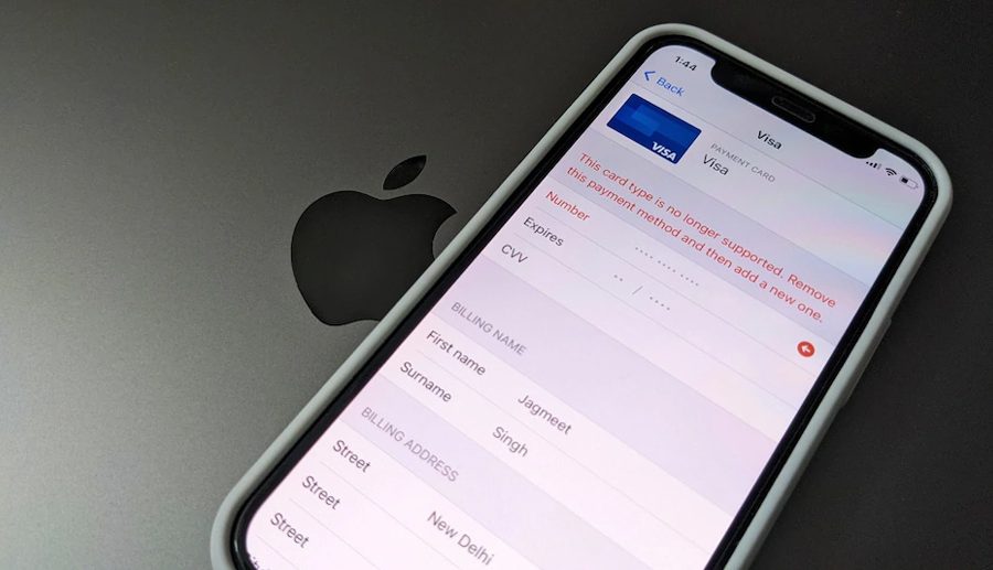 सदस्यता र एप खरिदका लागि एप्पलले भारतमा डेबिट/क्रेडिट कार्ड स्वीकार नगर्ने