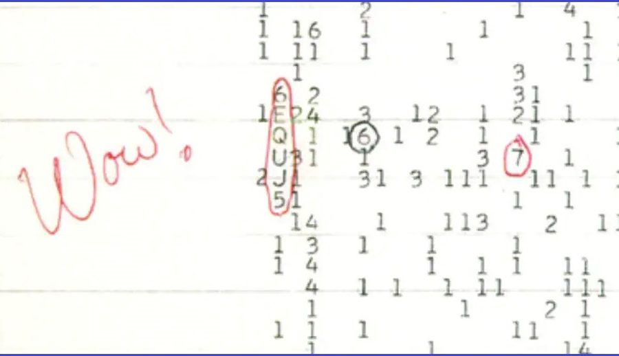 सन् १९७७ को ‘वाउ’ सिग्नल १८०० प्रकाश वर्ष टाढाको ताराबाट आएको हुनसक्ने
