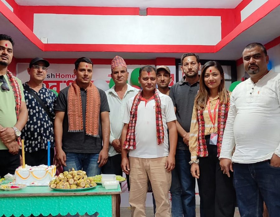 महेन्द्रनगरमा डिशहोम फाईबरनेटको सोरुम