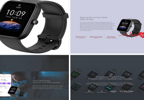 अमेजफिट बिप ३ स्मार्टवाच सार्वजनिक